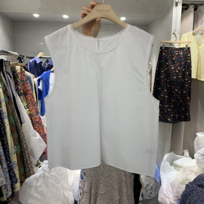 LOGROAD韓國代購女裝新款25春夏熱賣人氣真品職業休閑吊帶背心LOG ROAD吊帶/背心