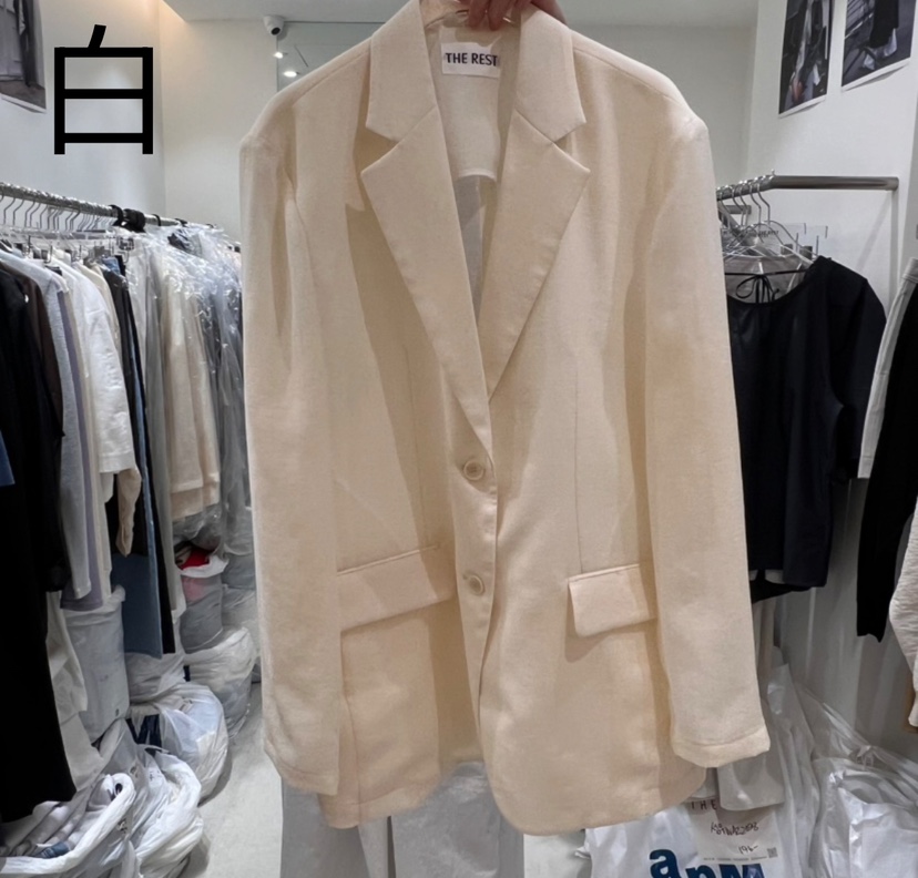 THE REST東大門實拍女士新品推薦熱賣休閑人氣25春夏夾克亞麻THE REST/UNNOEUD夾克圖色4