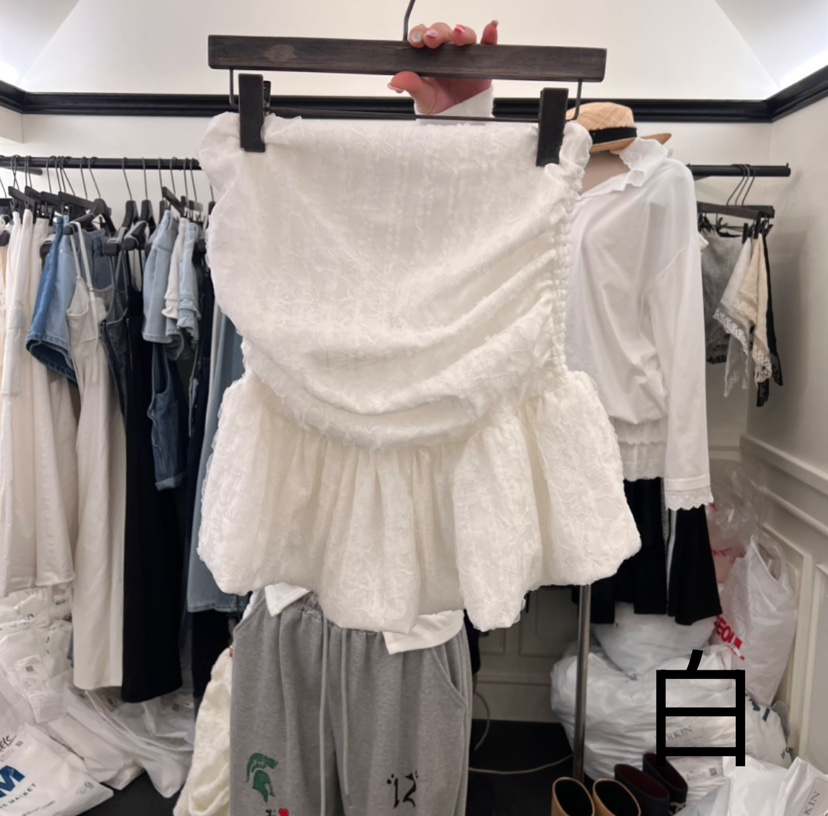 VIRKIN東大門實拍女裝新品真品25春夏人氣職業吊帶背心蕾絲VIRKIN吊帶/背心圖色3