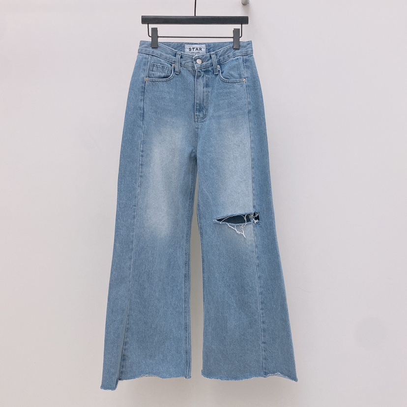 LONE STAR東大門實拍女裝新品真品人氣熱賣25春夏牛仔褲破洞LONE STAR牛仔褲