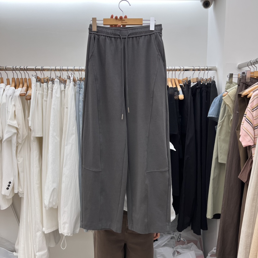 DRESS ROOM東大門代購女裝新品人氣推薦休閑25春夏休閑褲刺繡DRESS ROOM休閑褲圖色2