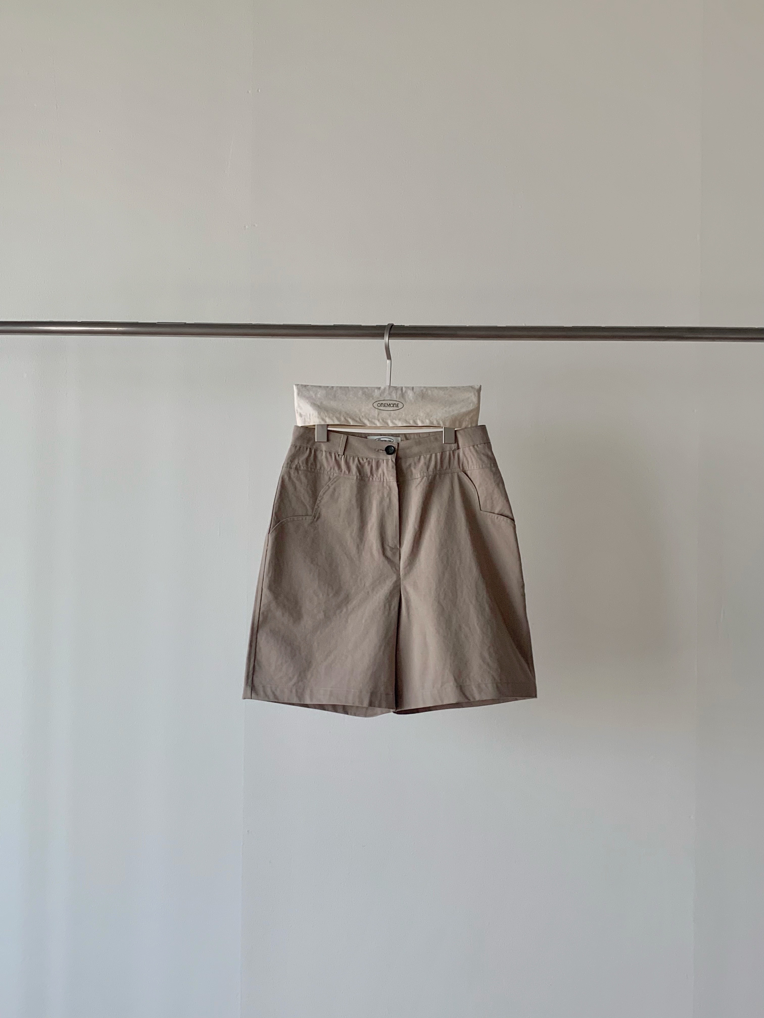 ONE MONE韓國代購女裝新品人氣推薦25春夏真品職業熱賣短褲ONE MONE短褲