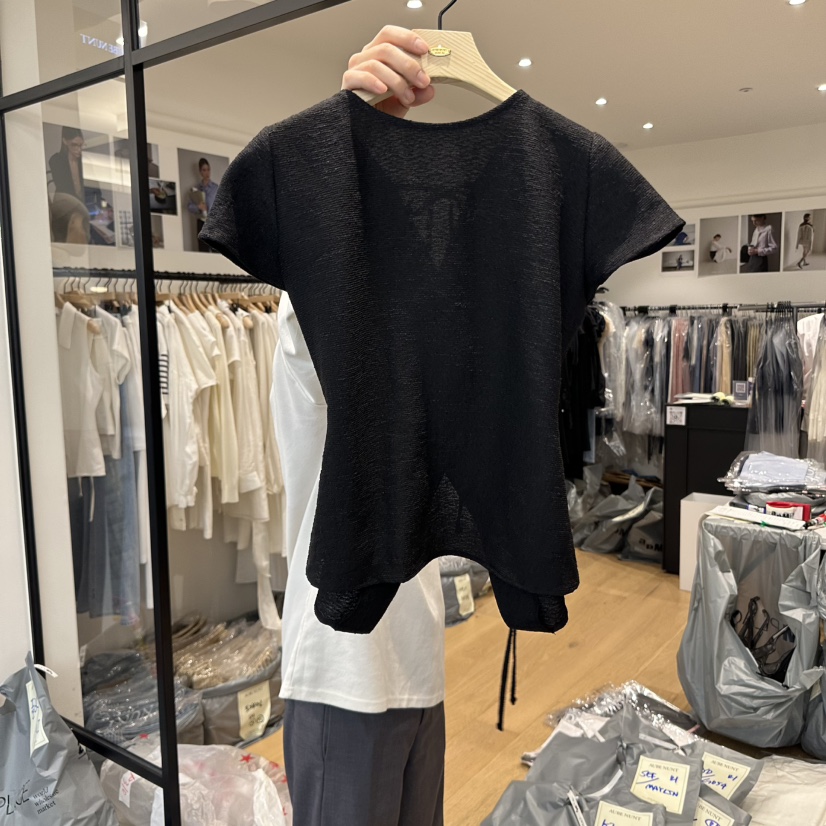 aube nunt韓國直郵女裝新品熱賣職業人氣休閑真品襯衫蕾絲衫aube nunt襯衫/蕾絲衫圖色2