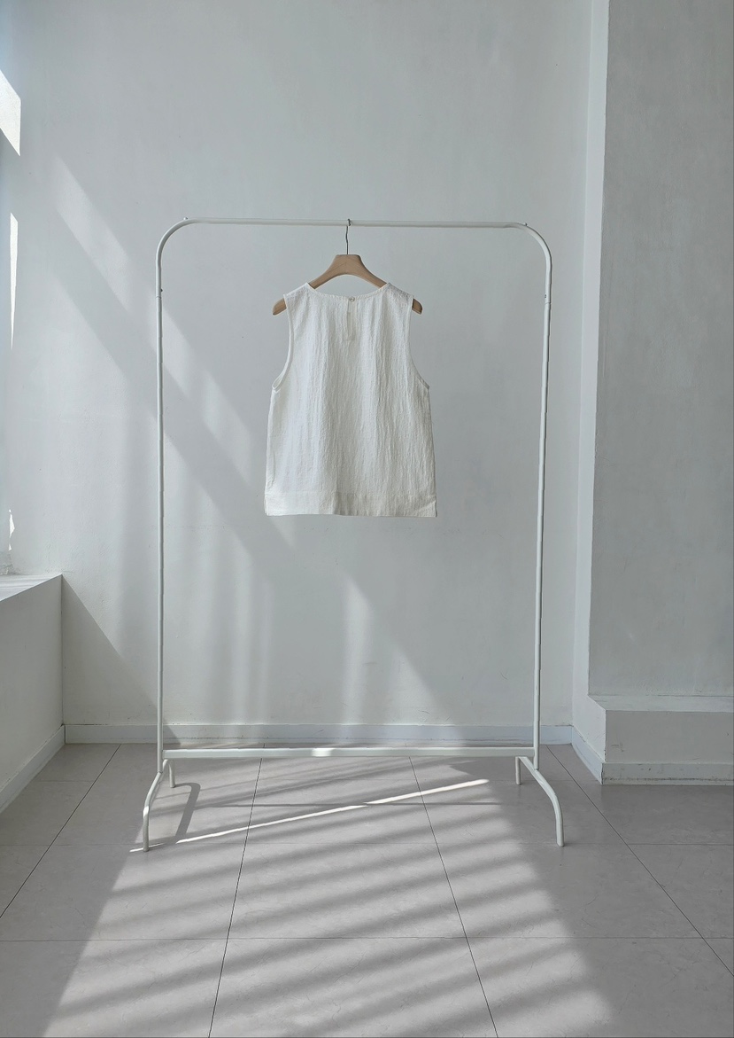 J SHOP東大門直郵女士新品時尚休閑熱賣25春夏吊帶背心亞麻J_SHOP吊帶/背心圖色1