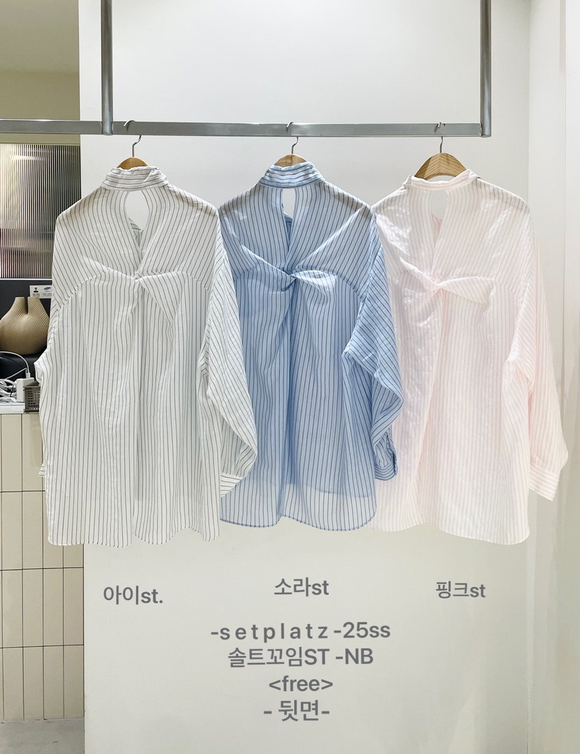SETPLATZ韓國代購女士新品熱賣時尚真品25春夏職業襯衫蕾絲衫PLATZCLASSIC襯衫/蕾絲衫