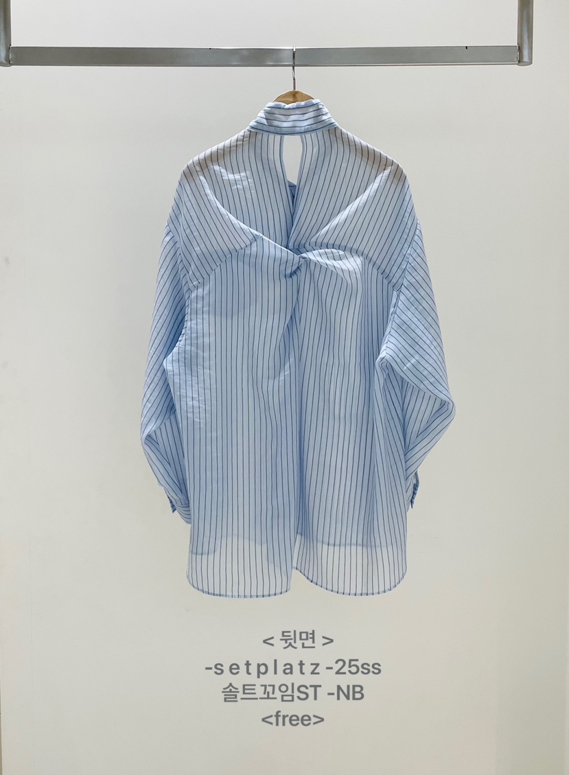 SETPLATZ韓國代購女士新品熱賣時尚真品25春夏職業襯衫蕾絲衫PLATZCLASSIC襯衫/蕾絲衫