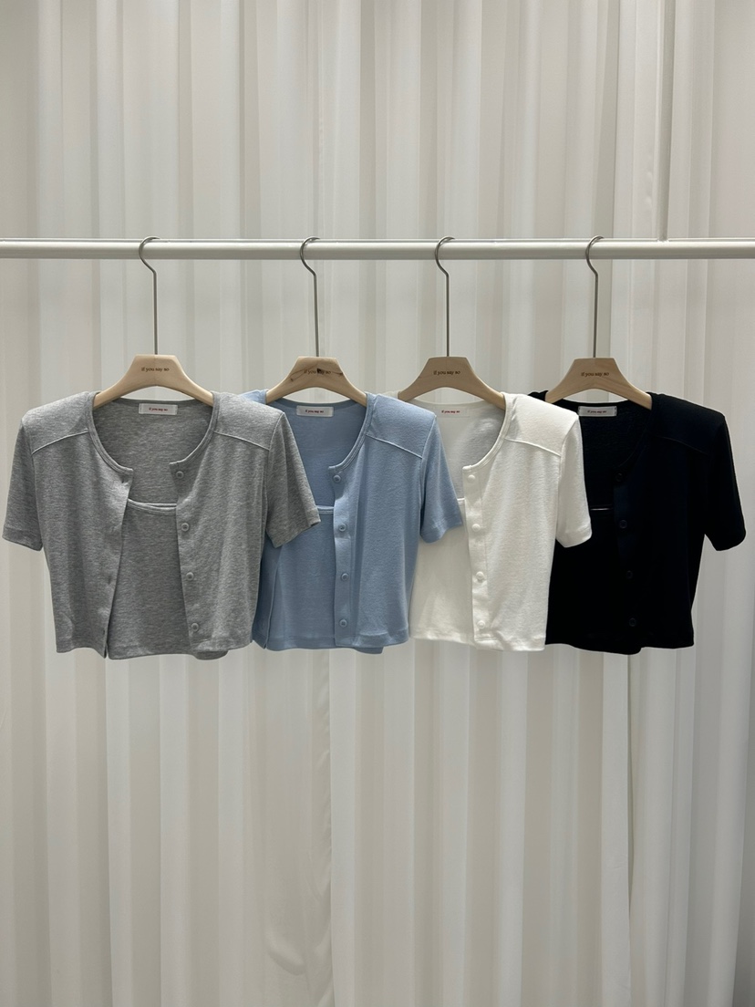 IF YOU SAY SO東大門實拍女裝新品時尚人氣套裝套裝開衫IF YOU SAY SO套裝