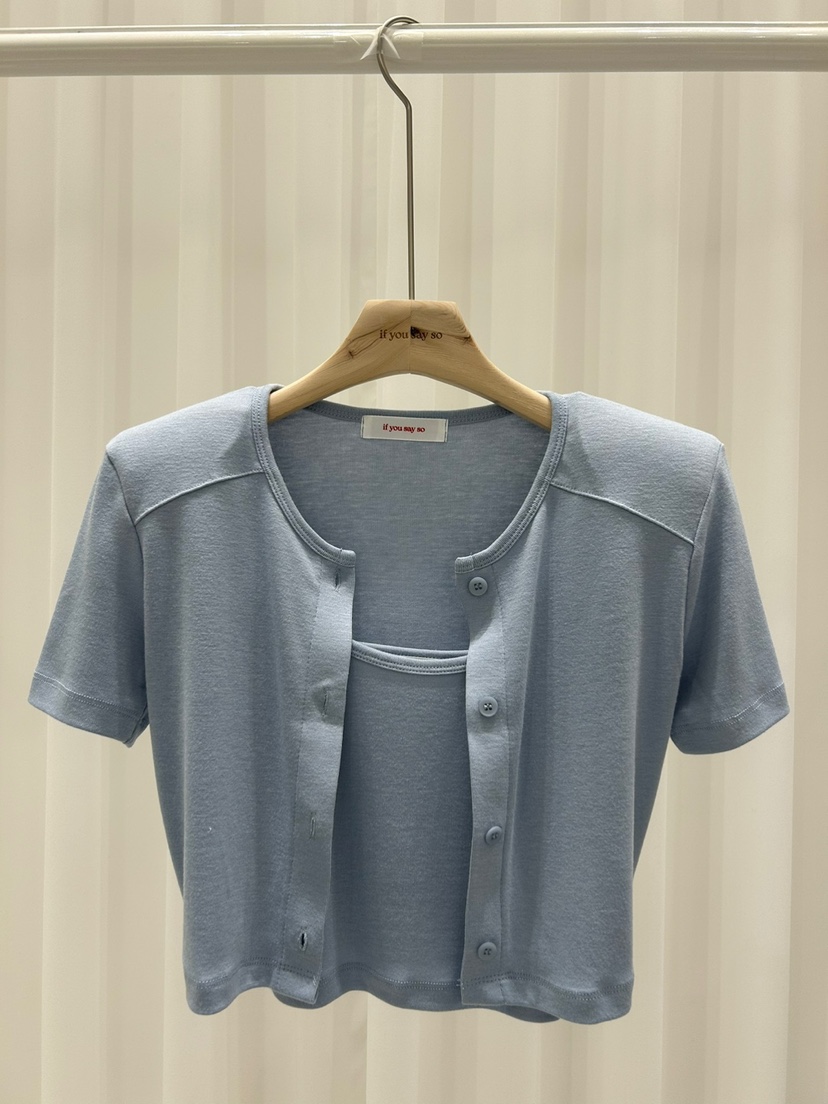 IF YOU SAY SO東大門實拍女裝新品時尚人氣套裝套裝開衫IF YOU SAY SO套裝圖色2