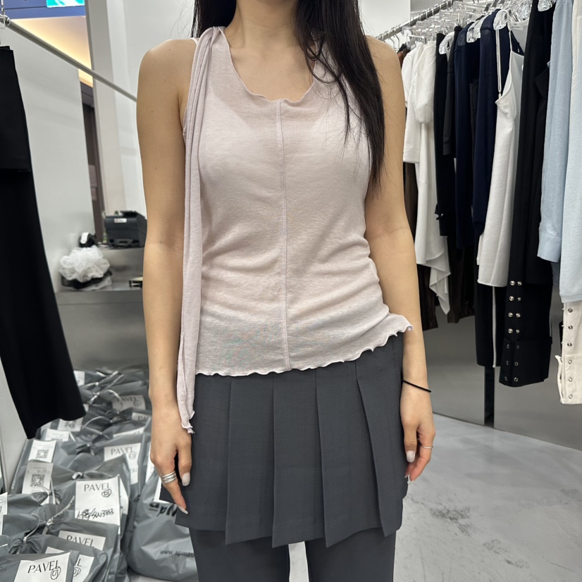 PAVEL東大門代購女裝新品職業推薦休閑人氣真品25春夏吊帶背心PAVEL吊帶/背心圖色5