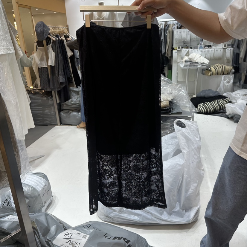 J SHOP東大門直郵女裝新品真品職業時尚熱賣休閑人氣長裙蕾絲J_SHOP長裙