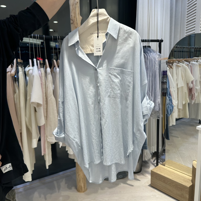 COPINER韓國直郵女士新款休閑25春夏真品推薦熱賣襯衫蕾絲衫COPINER襯衫/蕾絲衫圖色3