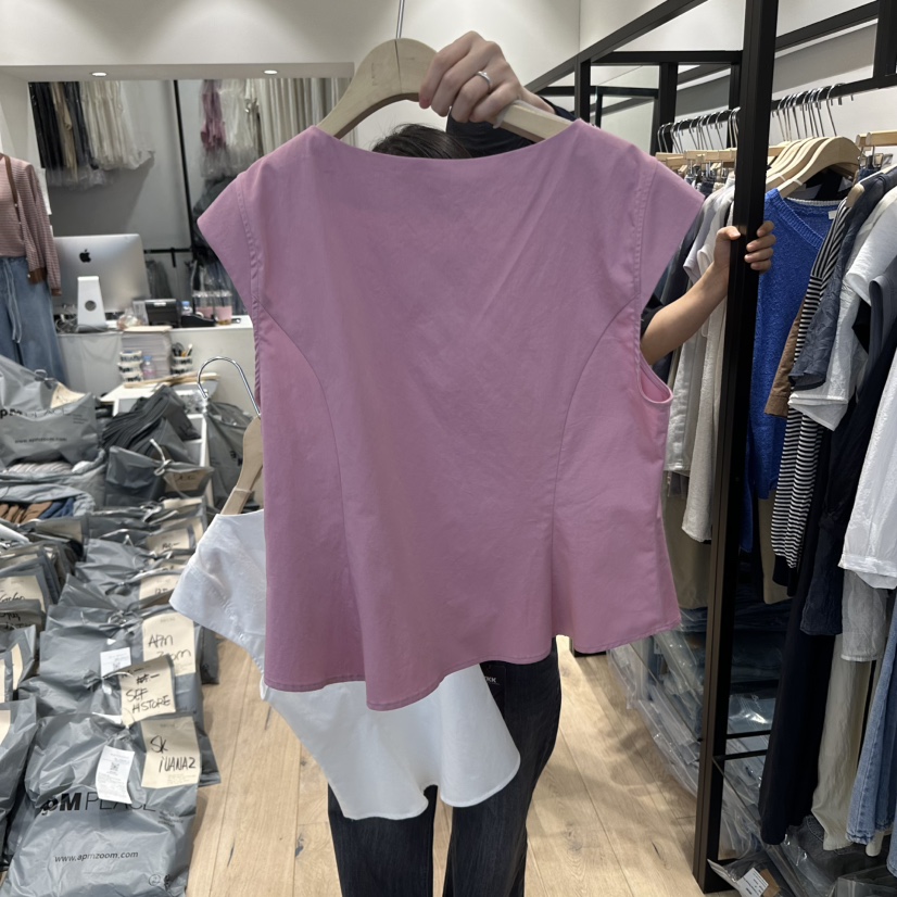 BRUNI/RICOTTA東大門實拍女裝新品人氣時尚職業推薦休閑馬甲BRUNI/RICOTTA馬甲