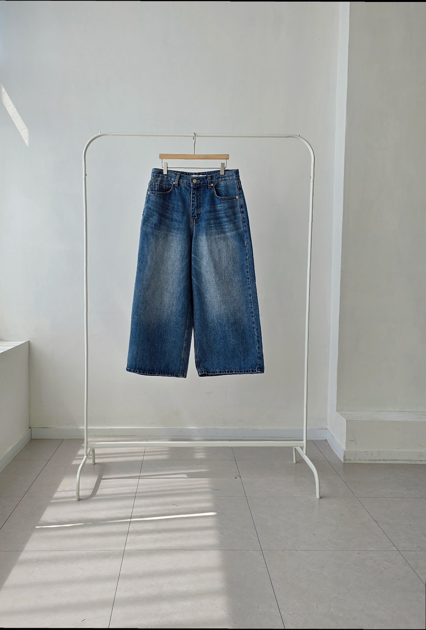 J SHOP東大門代購女裝新品真品時尚熱賣25春夏休閑職業牛仔褲J_SHOP牛仔褲圖色1