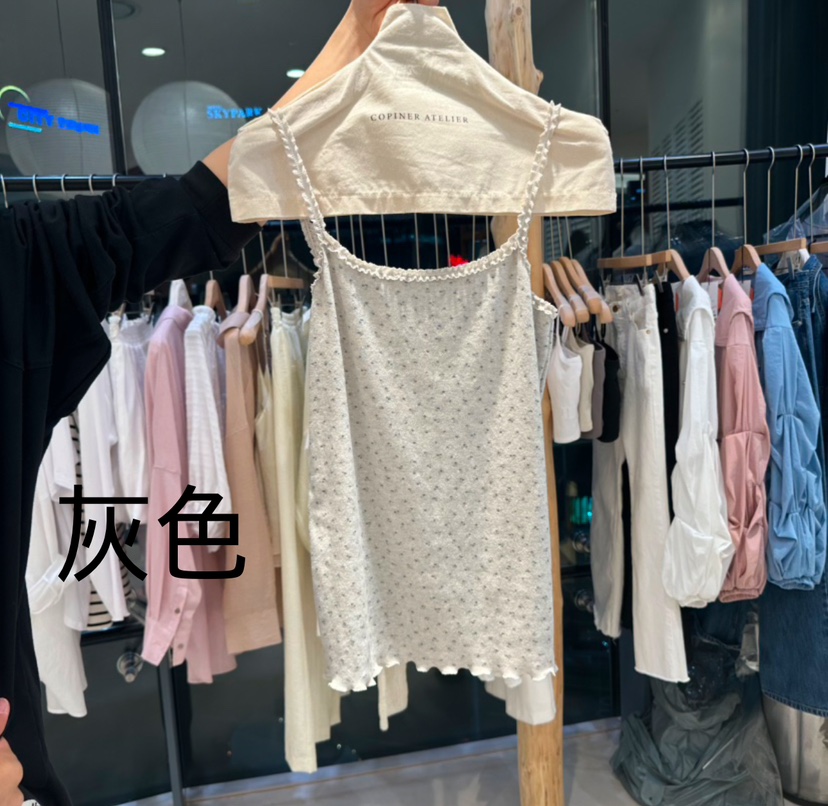 COPINER韓國代購女裝新品熱賣時尚休閑25春夏人氣真品吊帶背心COPINER吊帶/背心圖色2