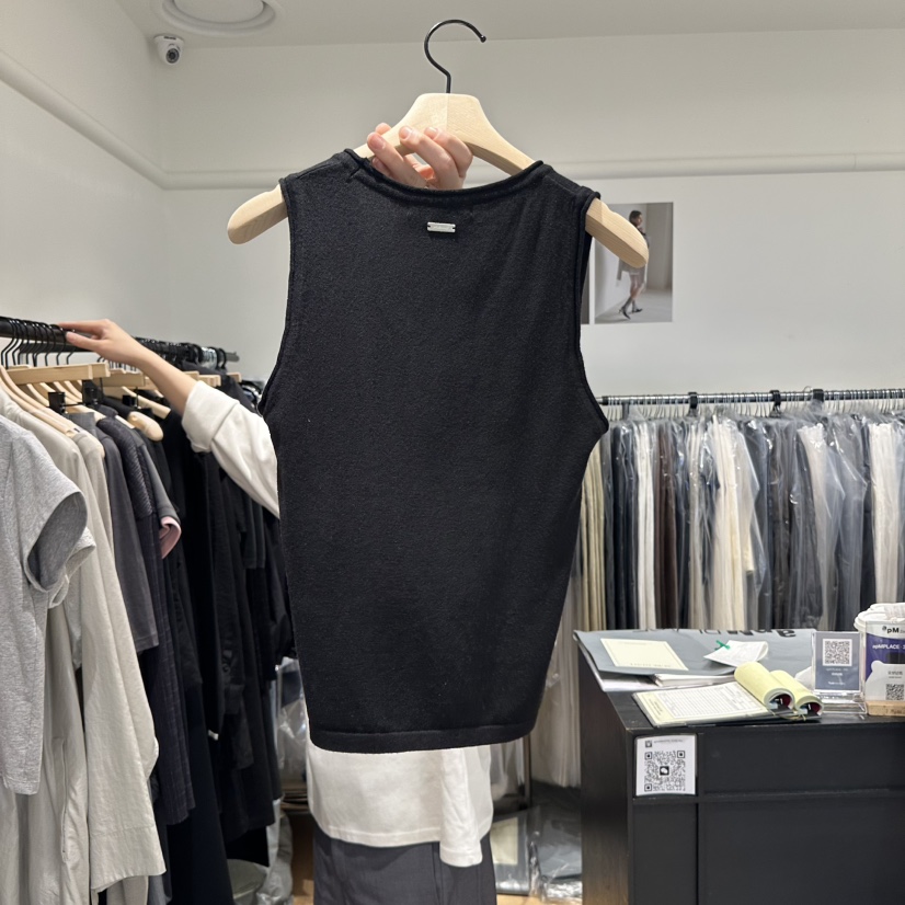 aube nunt東大門實拍女裝新品25春夏熱賣職業人氣吊帶背心aube nunt吊帶/背心