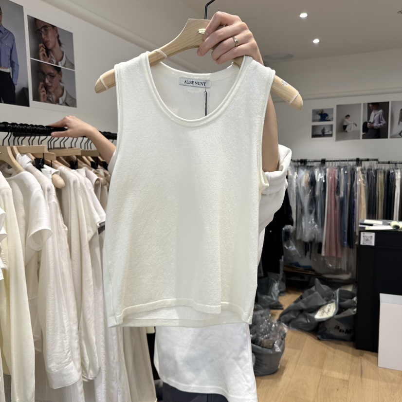 aube nunt東大門實拍女裝新品25春夏熱賣職業人氣吊帶背心aube nunt吊帶/背心