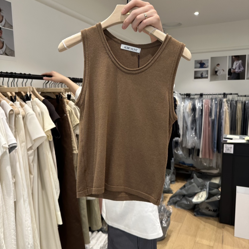 aube nunt東大門實拍女裝新品25春夏熱賣職業人氣吊帶背心aube nunt吊帶/背心圖色2