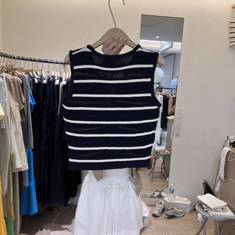 W AND J東大門實拍女士新品真品職業25春夏推薦時尚人氣馬甲W AND J馬甲