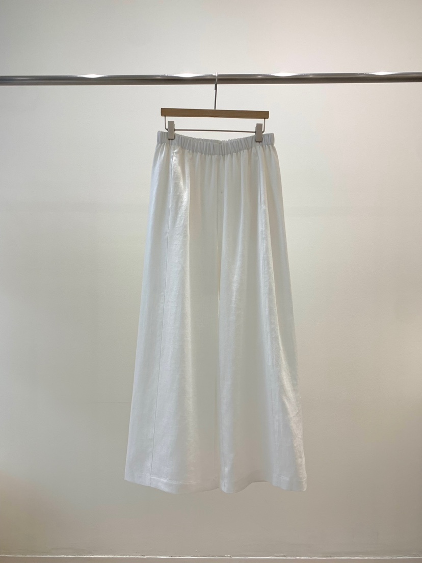 KNOCK東大門實拍女裝新品熱賣真品時尚休閑25春夏休閑褲亞麻KNOCK休閑褲圖色1