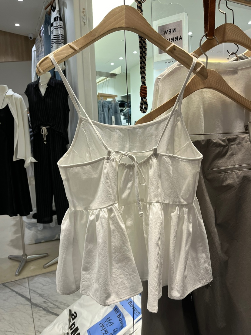 EL BOSQUE東大門實拍女士新品休閑時尚真品25春夏吊帶背心EL BOSQUE吊帶/背心