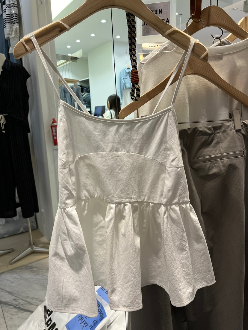 EL BOSQUE東大門實拍女士新品休閑時尚真品25春夏吊帶背心EL BOSQUE吊帶/背心