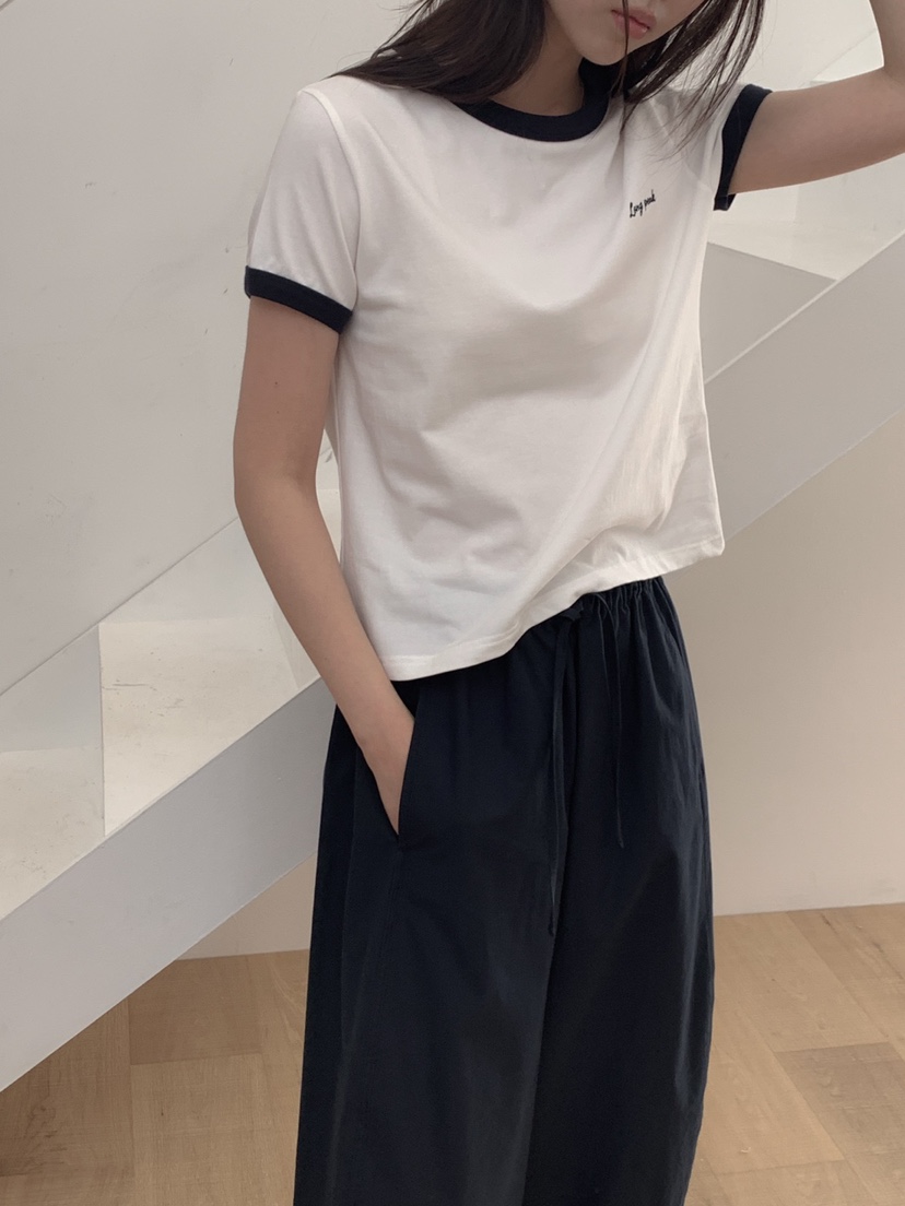 LONG PEAK韓國直郵女士新品休閑25春夏熱賣推薦時尚人氣T恤LONG PEAKT恤