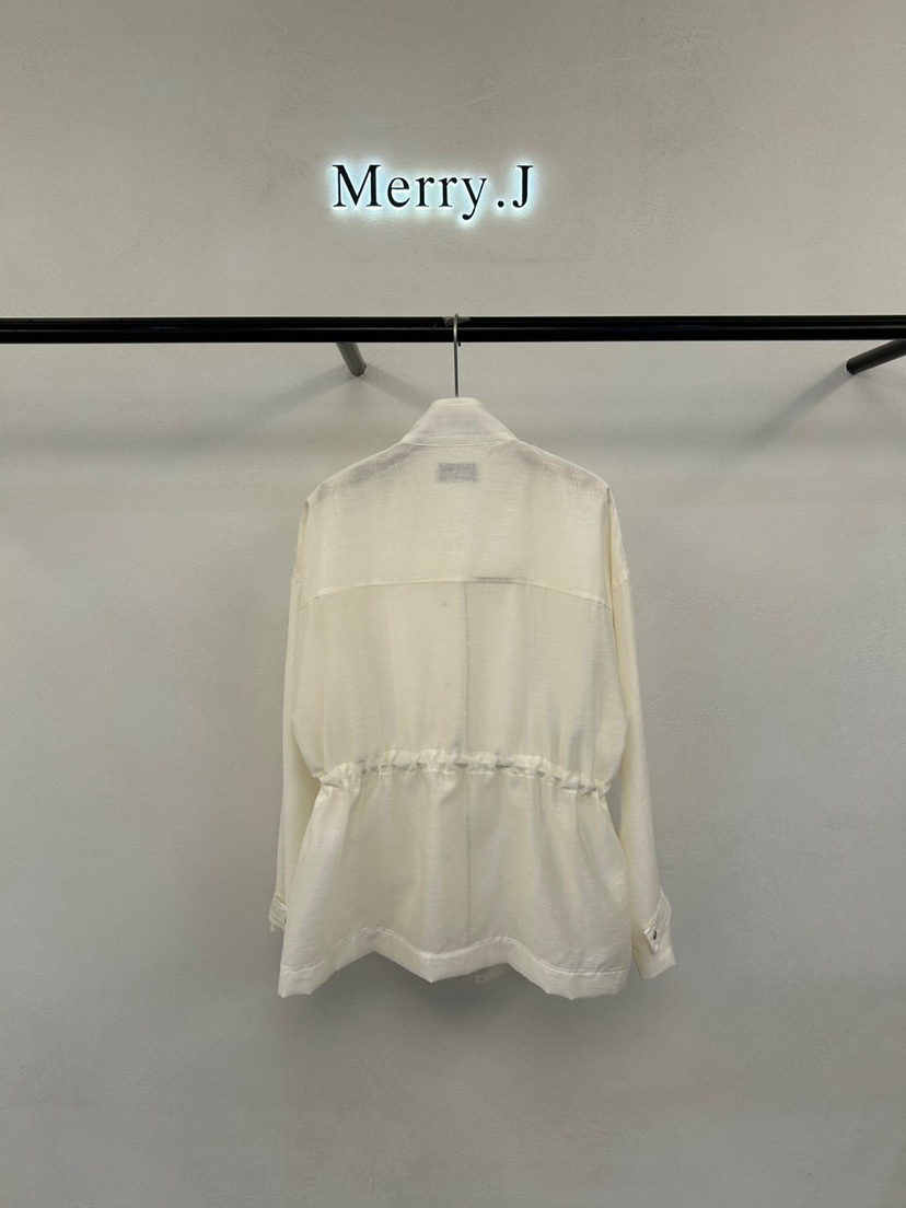 MERRY-J東大門實拍女士新款25春夏推薦熱賣時尚職業夾克亞麻MERRY-J夾克