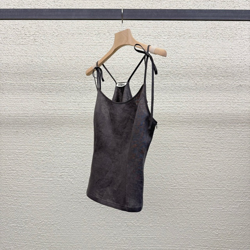 AT THE BAGEL韓國代購女士新款25春夏真品時尚人氣吊帶背心AT THE BAGEL吊帶/背心
