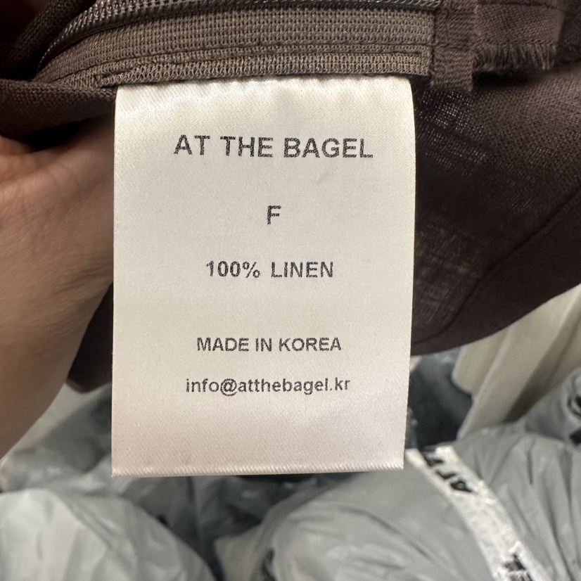 AT THE BAGEL韓國代購女士新款25春夏真品時尚人氣吊帶背心AT THE BAGEL吊帶/背心
