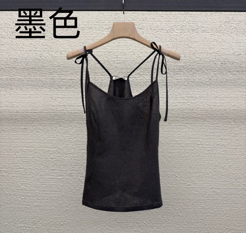 AT THE BAGEL韓國代購女士新款25春夏真品時尚人氣吊帶背心AT THE BAGEL吊帶/背心圖色2