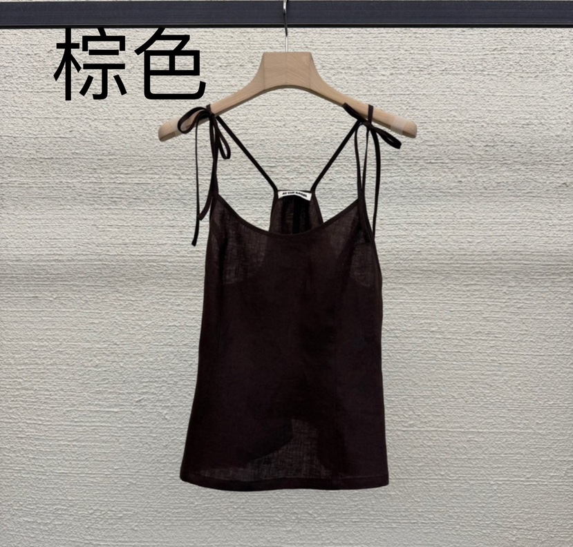 AT THE BAGEL韓國代購女士新款25春夏真品時尚人氣吊帶背心AT THE BAGEL吊帶/背心圖色3