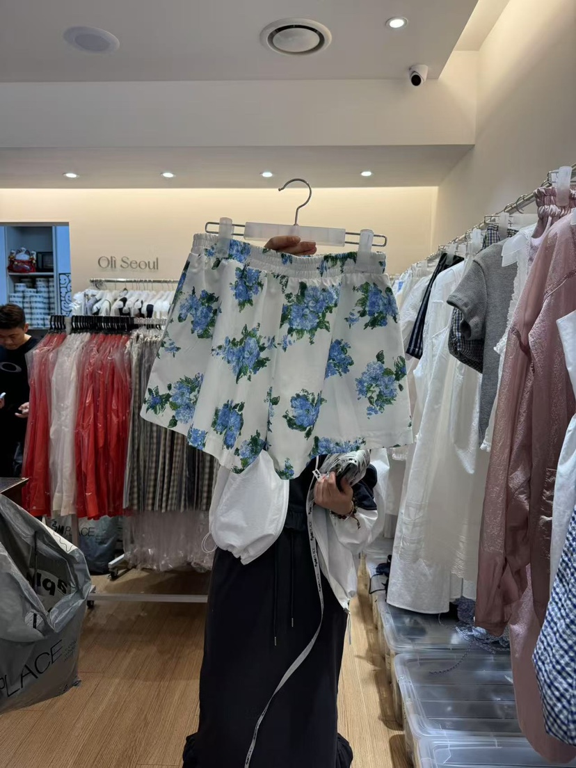 OLI SEOUL東大門實拍女裝新品25春夏熱賣推薦休閑時尚短褲OLI SEOUL短褲