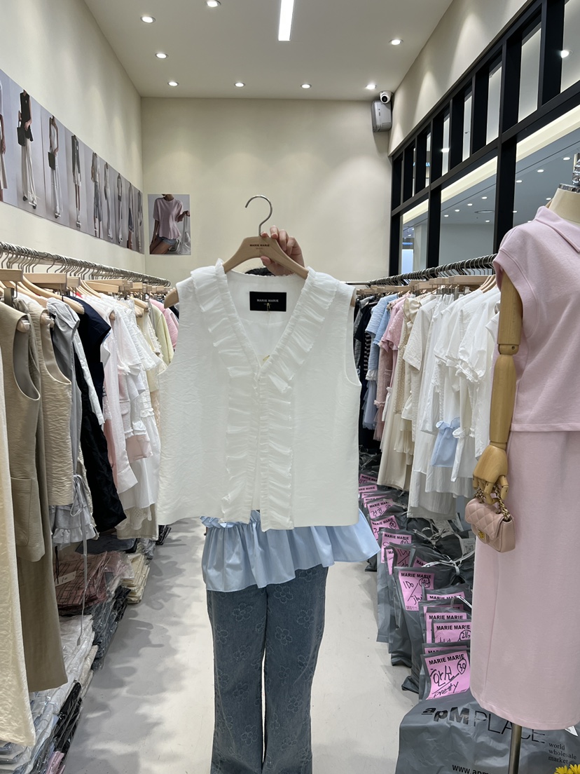 MARIE MARIE東大門代購女裝新品人氣熱賣推薦25春夏吊帶背心MARIE MARIE吊帶/背心圖色1