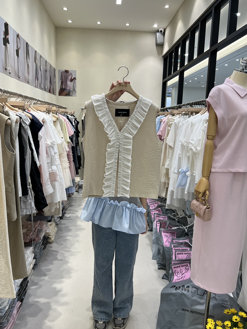 MARIE MARIE東大門代購女裝新品人氣熱賣推薦25春夏吊帶背心MARIE MARIE吊帶/背心圖色2