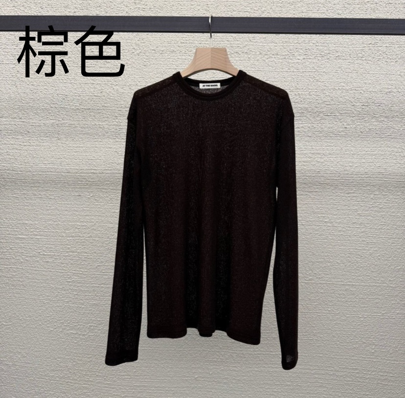 AT THE BAGEL韓國代購女裝新品熱賣時尚休閑25春夏針織衫AT THE BAGEL針織衫圖色3