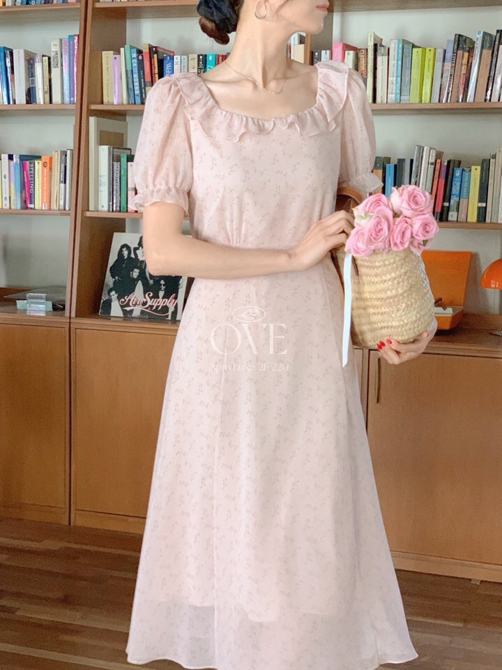 OVE東大門實拍女士新款熱賣時尚25春夏人氣休閑推薦真品連衣裙OVE連衣裙