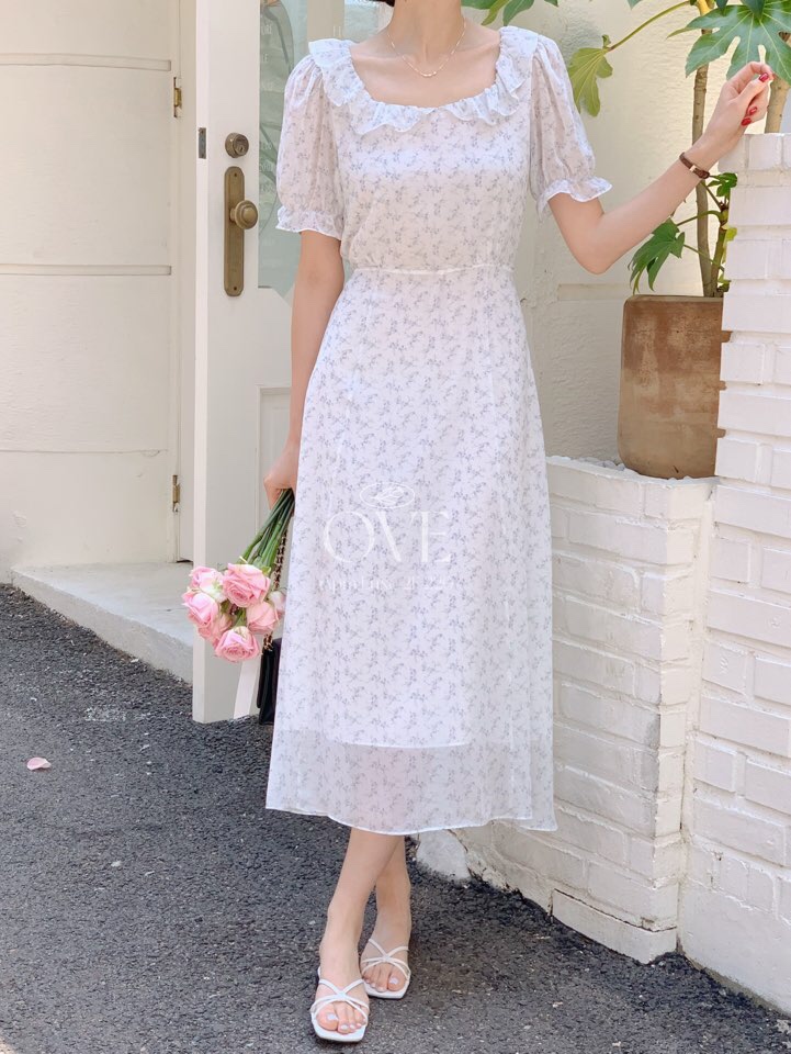 OVE東大門實拍女士新款熱賣時尚25春夏人氣休閑推薦真品連衣裙OVE連衣裙