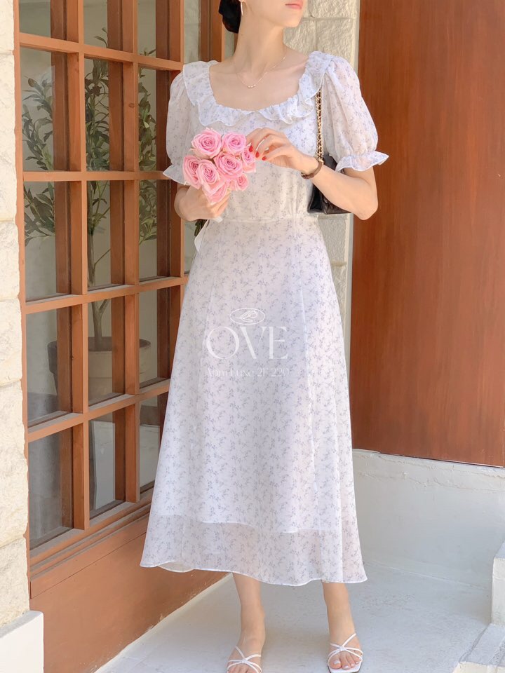 OVE東大門實拍女士新款熱賣時尚25春夏人氣休閑推薦真品連衣裙OVE連衣裙