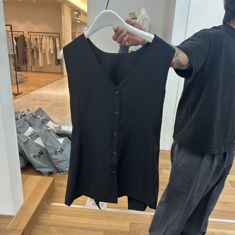 MYNAMEIS韓國直郵女裝新品25春夏職業休閑熱賣推薦人氣馬甲MYNAMEIS馬甲圖色3