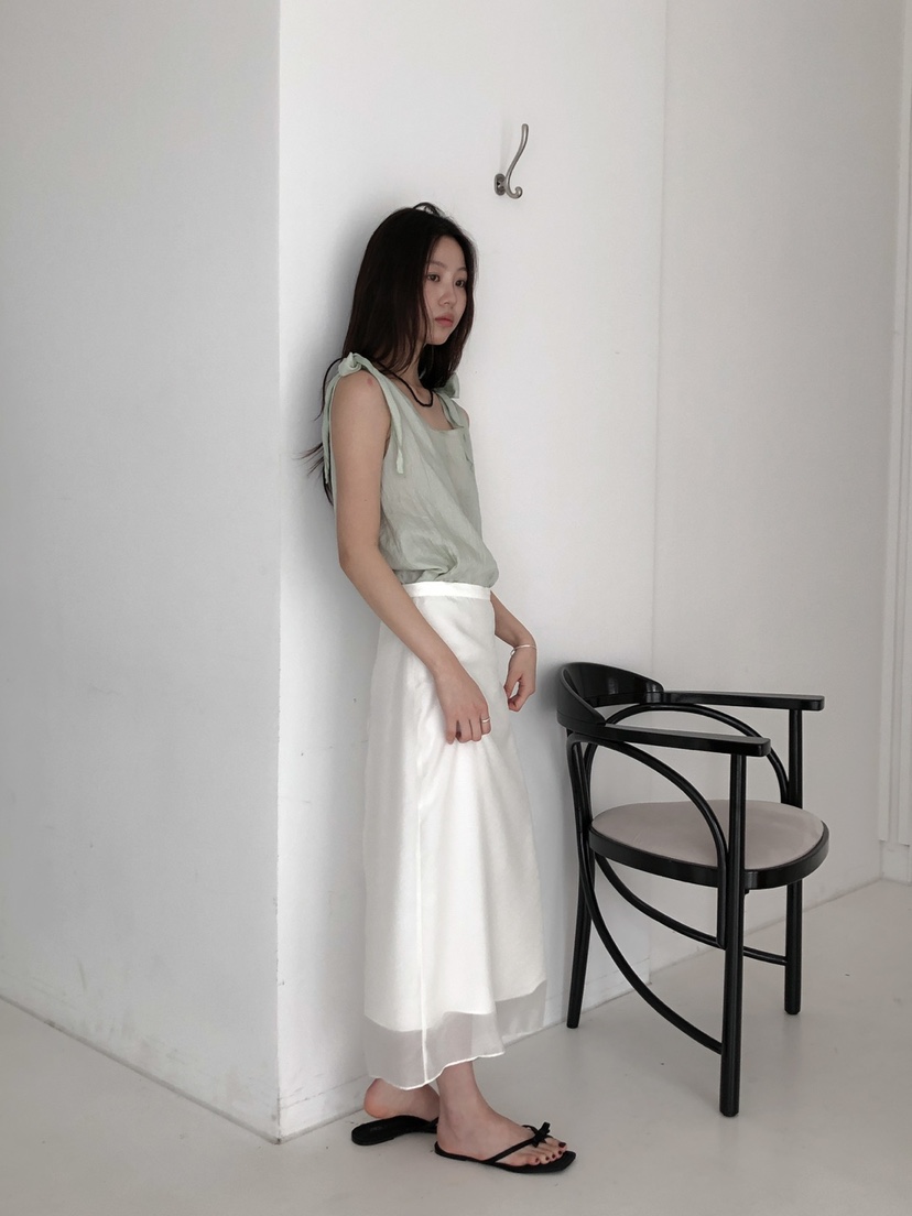 LONG PEAK東大門直郵女士新品推薦職業25春夏時尚吊帶背心LONG PEAK吊帶/背心