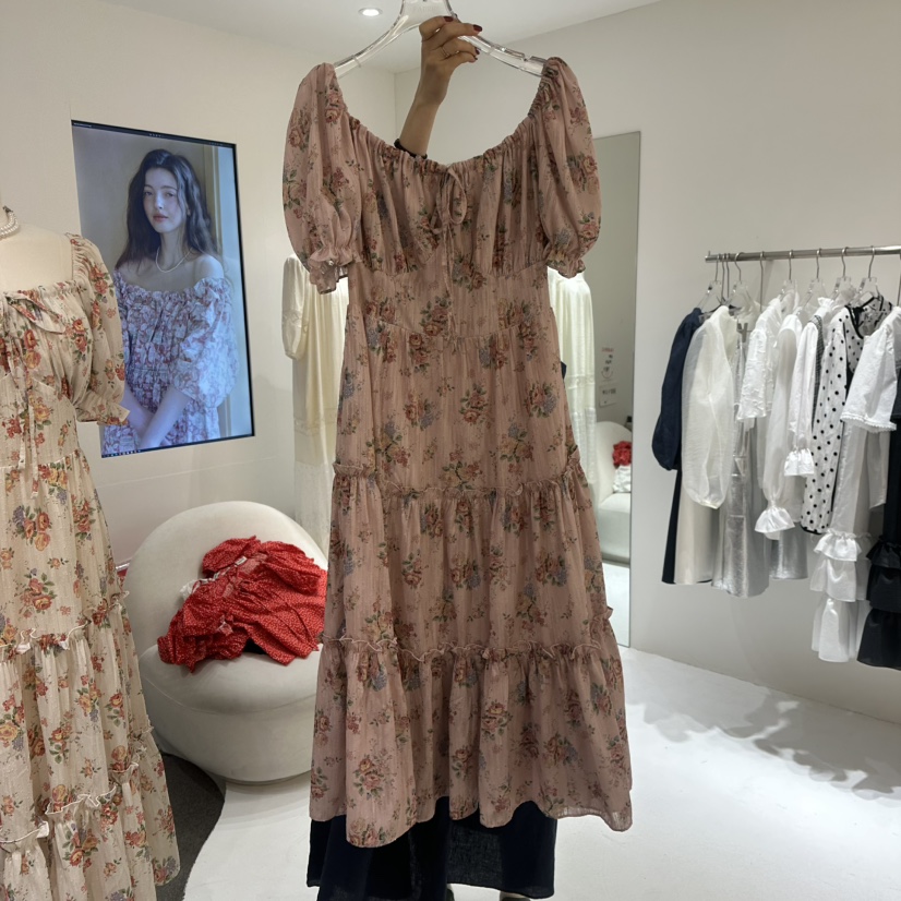 FABRIC韓國代購女裝新款人氣時尚推薦休閑熱賣25春夏連衣裙FABRIC連衣裙圖色2