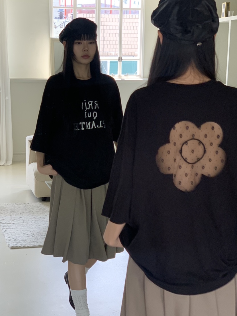 BRICKLANE韓國直郵女士新款熱賣25春夏推薦職業時尚人氣T恤BRICKLANET恤