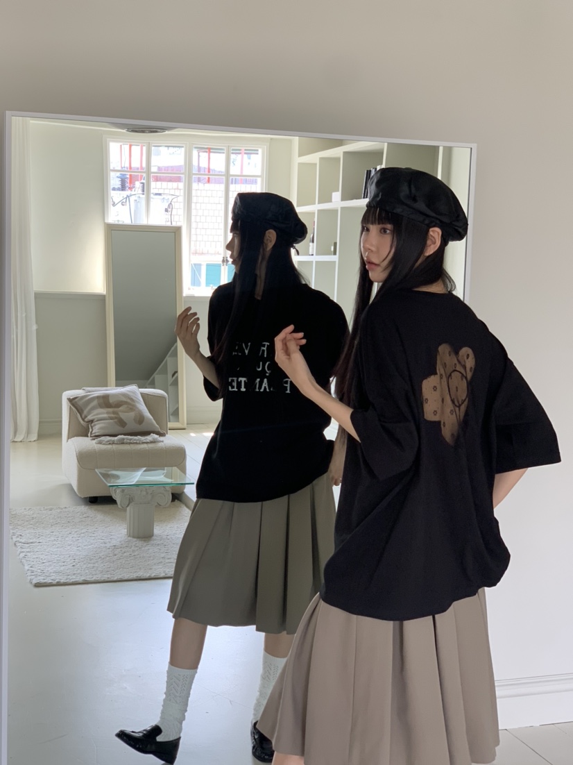 BRICKLANE韓國直郵女士新款熱賣25春夏推薦職業時尚人氣T恤BRICKLANET恤