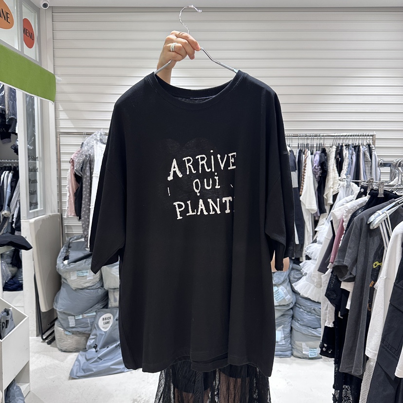 BRICKLANE韓國直郵女士新款熱賣25春夏推薦職業時尚人氣T恤BRICKLANET恤圖色2