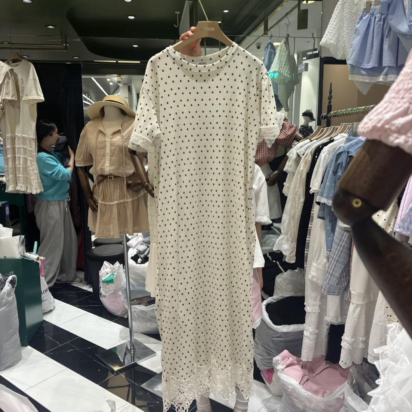 BE&BE東大門實拍女士新品熱賣25春夏職業人氣休閑連衣裙BE&be連衣裙