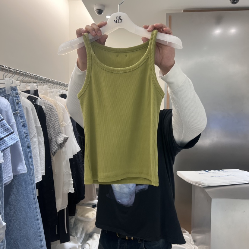 MEET ME韓國代購女裝新款真品推薦職業人氣25春夏吊帶背心MEET ME吊帶/背心