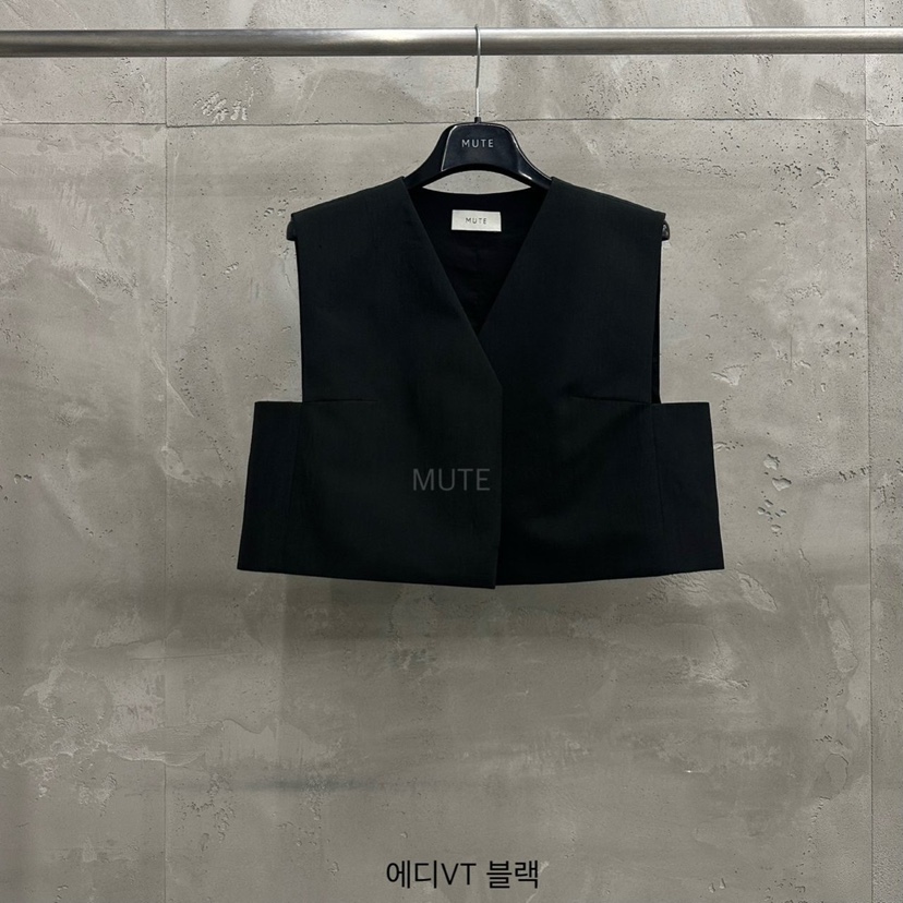 MUTE-P東大門直郵女裝新款職業推薦休閑真品熱賣時尚25春夏馬甲MUTE馬甲圖色2