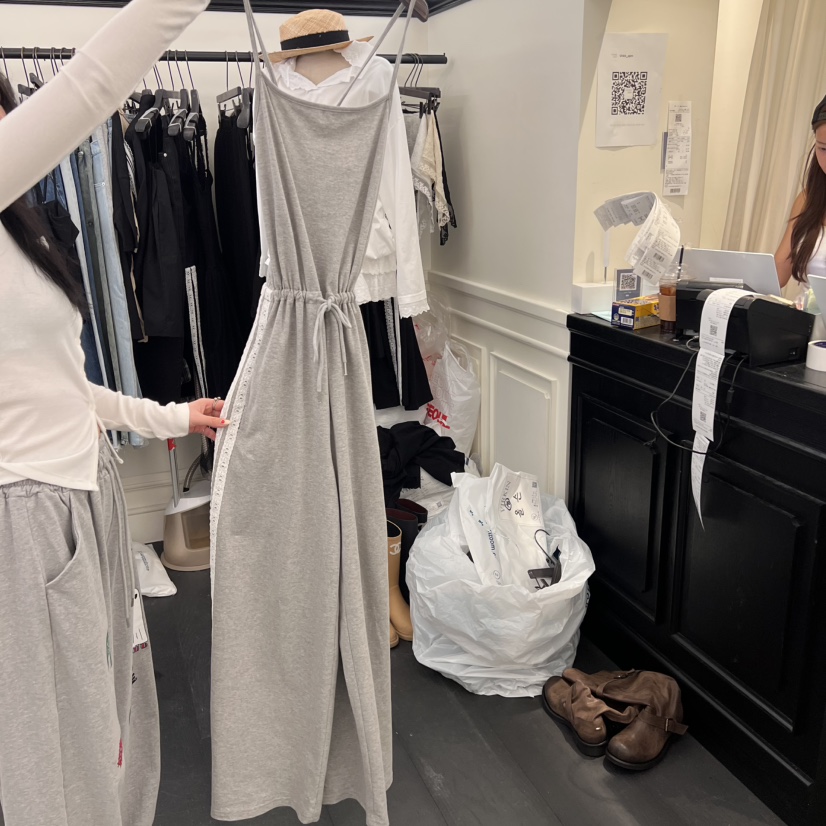VIRKIN東大門代購女裝新款25春夏人氣時尚熱賣職業真品連體褲VIRKIN連體褲圖色2