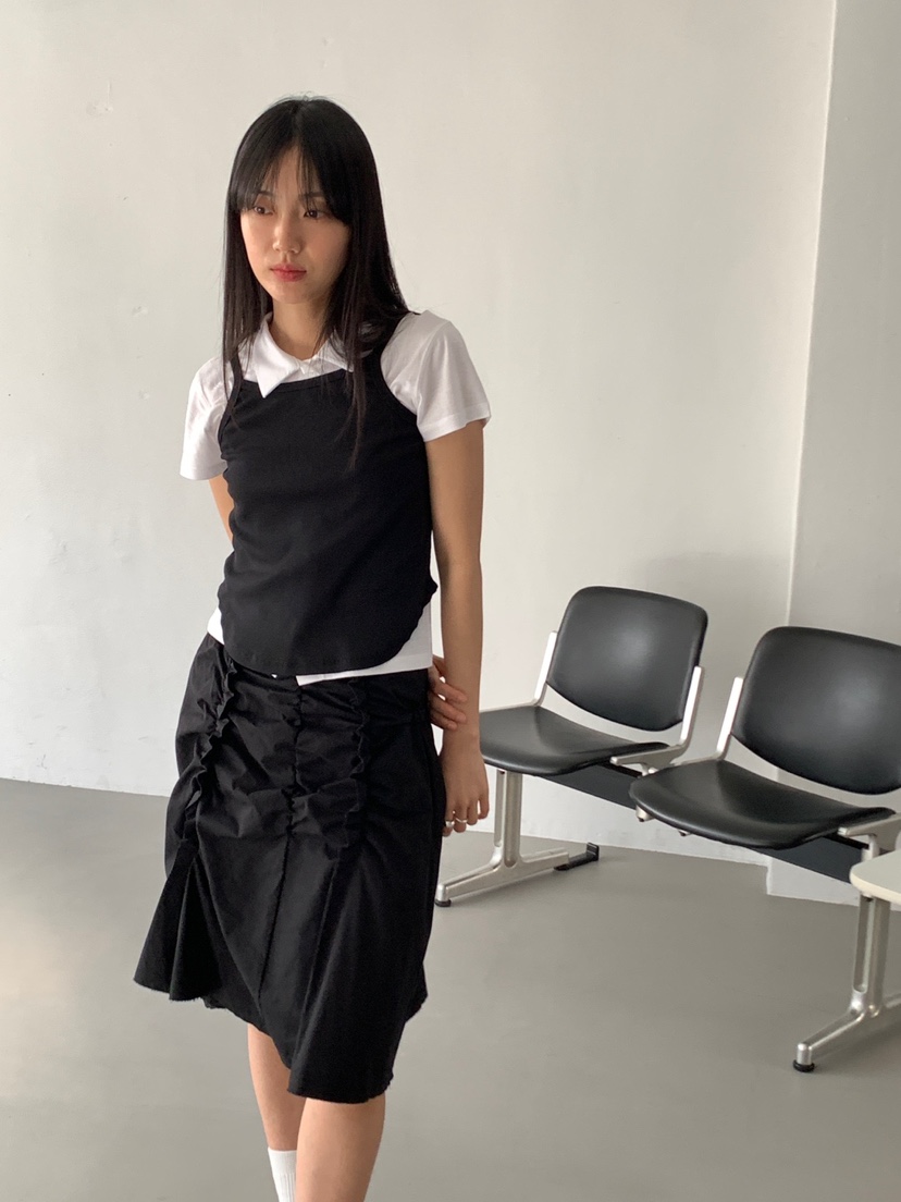 FAVE韓國㊣直郵東大門代購女裝新品人氣25春夏半身裙中短裙FAVOURITE半身裙/中短裙