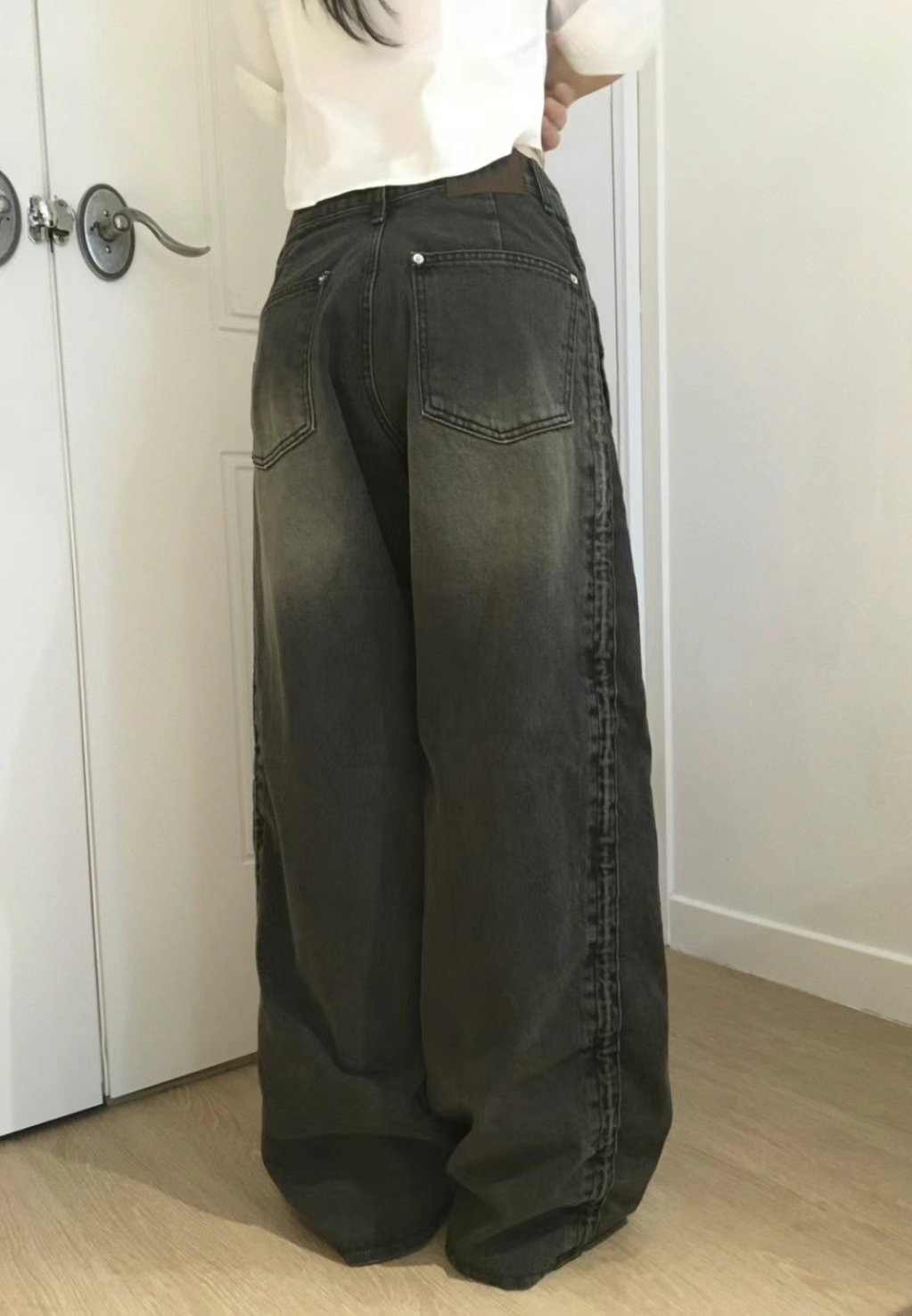 OOT直郵韓國代購㊣女裝新款推薦人氣25春夏熱賣休閑時尚牛仔褲OOT牛仔褲